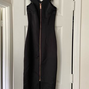 Ted Baker Black Mid Length cocktail dress size 1